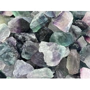 WHOLESALE Raw Rainbow Fluorite, Natural Rainbow Fluorite Stone, Natural Rough Rainbow Fluorite, Rainbow Fluorite Healing Crystal Rainbow Fluorite, 0.25 Pound