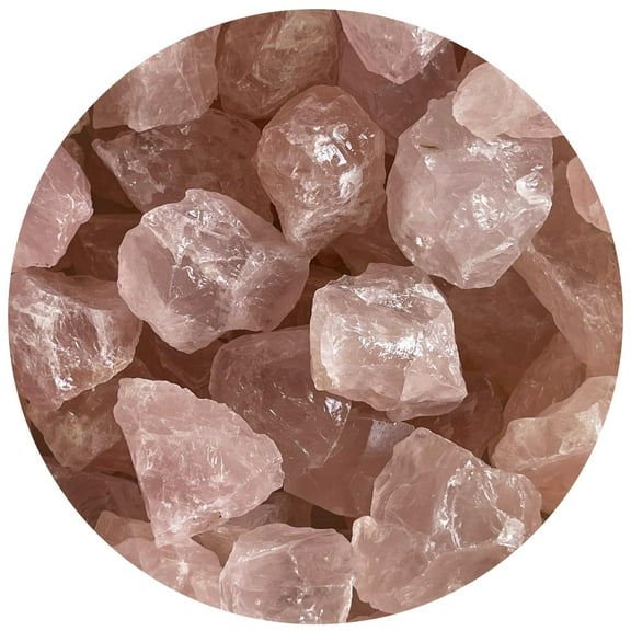 WHOLESALE Raw Rose Quartz, Natural Rose Quartz Stone, Natural Rough Rose Quartz, Rose Quartz Rough, Rose Quartz Healing Crystal (Rose Quartz, 0.25 Pound)