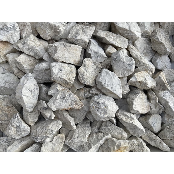 WHOLESALE Raw White Howlite, Natural White Howlite Stone, Natural Rough White Howlite, White Howlite Rough, White Howlite Healing Crystal (White Howlite, 0.25 Pound)