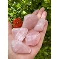 thumbnail image 1 of WHOLESALE Rose Quartz Pebble, Large Rose Quartz Tumbled Stone, Natural Polished Rose Quartz Crystals (Rose Quartz, 3 Pounds), 1 of 8