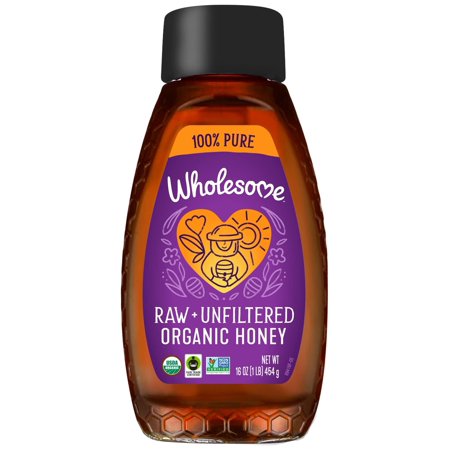 WHOLESOME HONEY RAW UNFILT SQZ 16 OZ - Pack of 6