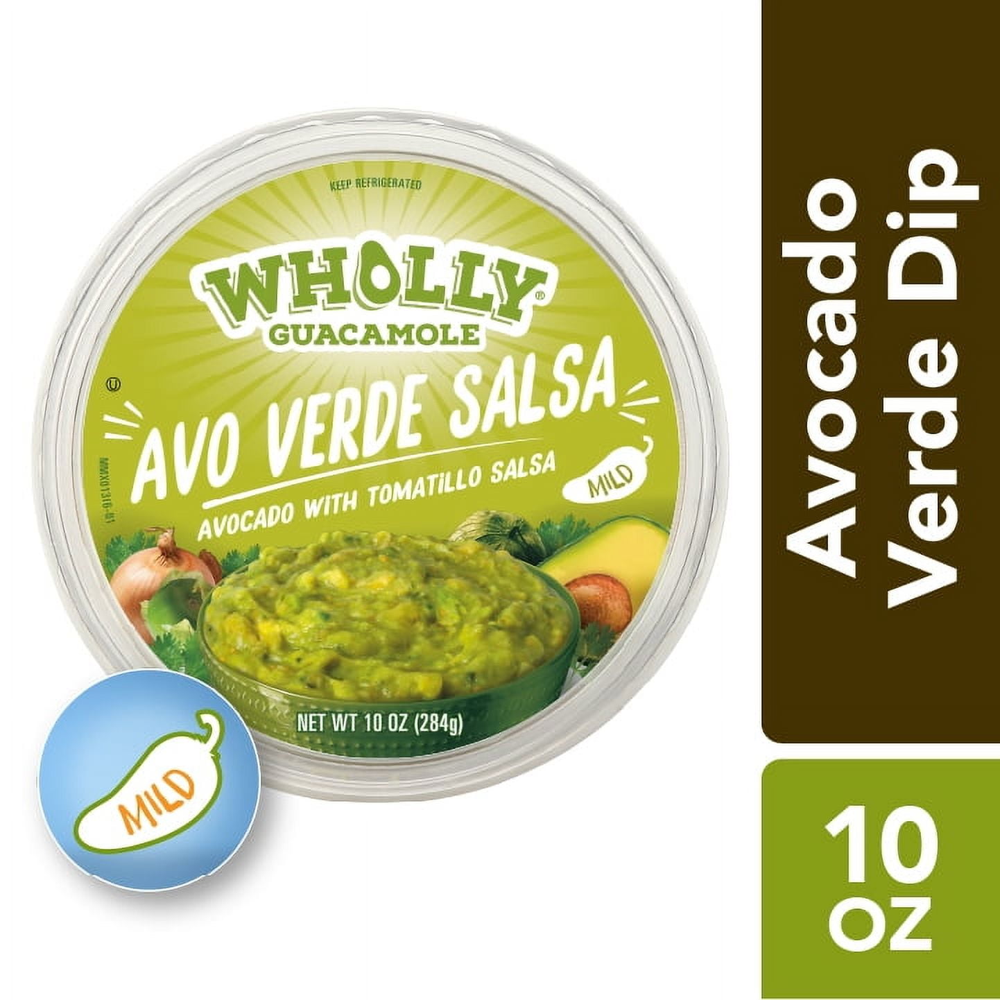 WHOLLY Guacamole Avocado Verde Salsa 10 oz