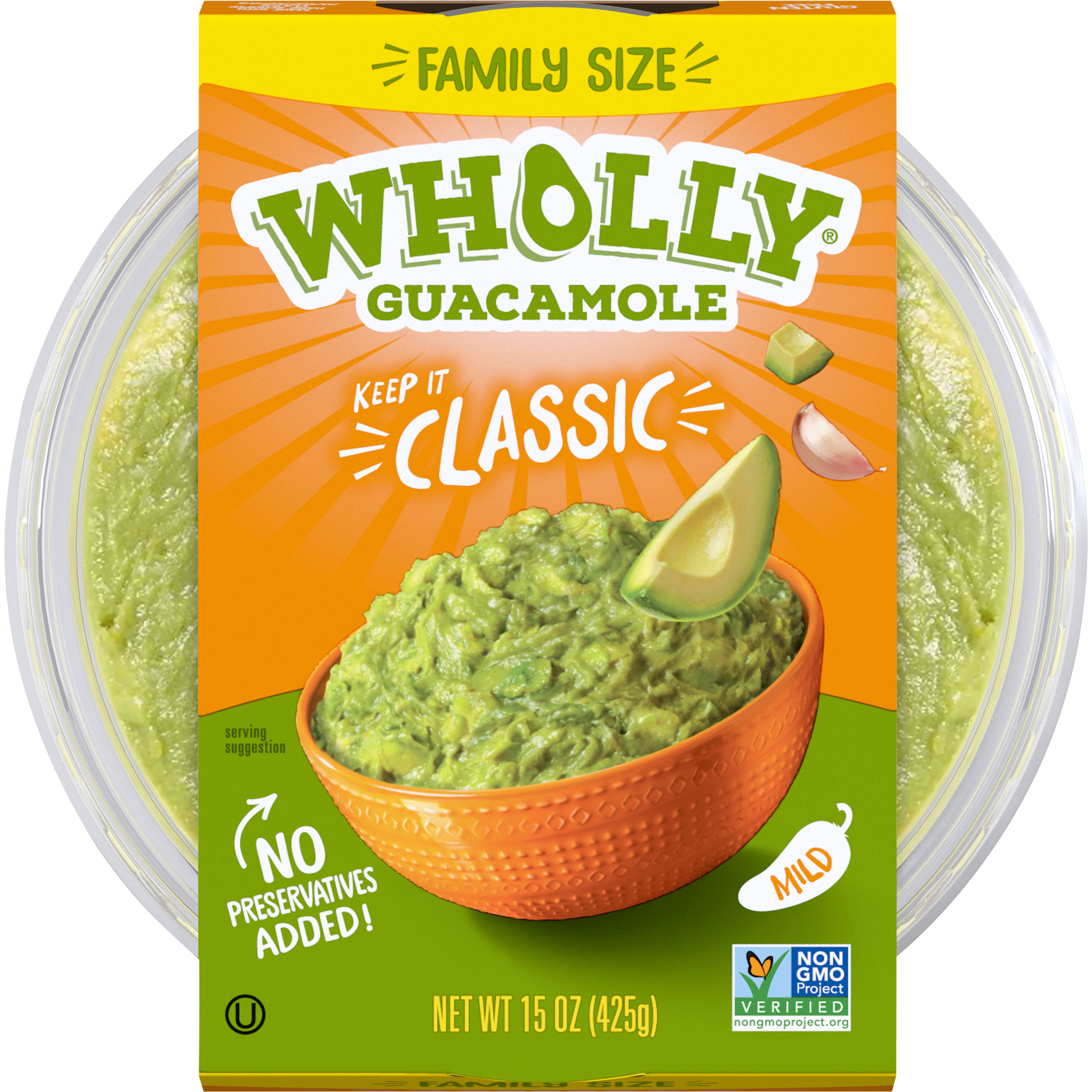 Freshness Guaranteed Guacamole, Spicy, 15 oz Tub