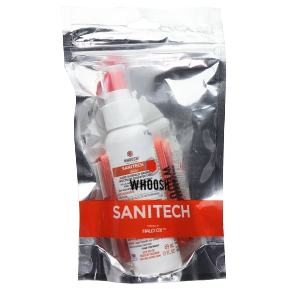 WHOOSH! Sanitech Hard Surface Broad Spectrum Disinfectant with Cloth - 3 FL. OZ