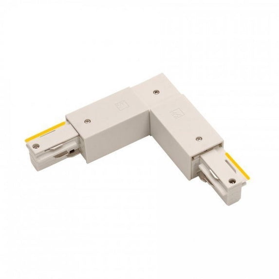 WHRLC-WT-WAC Lighting-Accessory - W Track Right T Connecter-White Finish