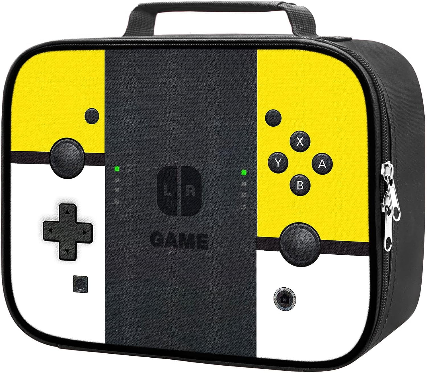 WHSEN Insulated Boys Lunch Box，Gamer Lunch Bag for Boys, Video Game