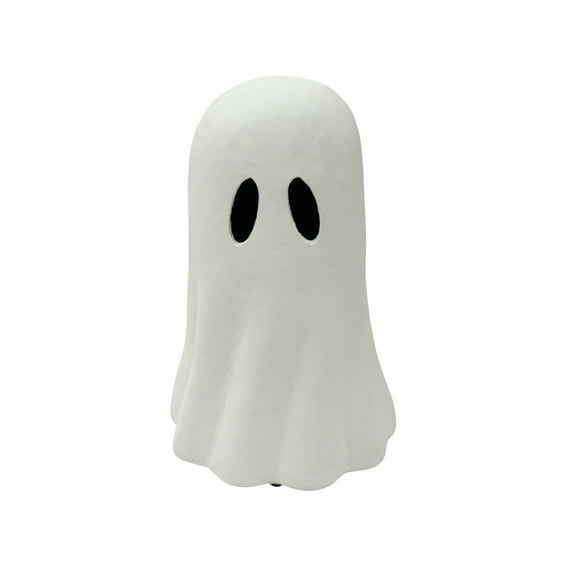 Paper Mache Ghost White Tabletop Decor, 11"Height, Fall by Way To Celebrate