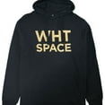 thumbnail image 1 of WHT SPACE Mens Graphic Hoodie Sweatshirt, Black, X-Large, 1 of 2