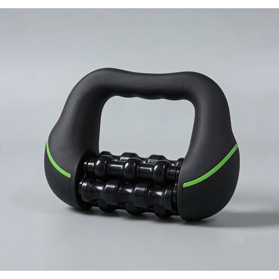 WHUDWHU Motorized Roller Massager, 8Speed Electric Deep Tissue Rolling Massager with LCD Display, Rechargeable Handheld Muscle Roller for Legs, Calves, Abdomen, Back, Neck & CelluliteProne Areas