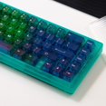 WHUIJU-122 Keys Cherry Profile Gradient Green Transparent Shine Through ...