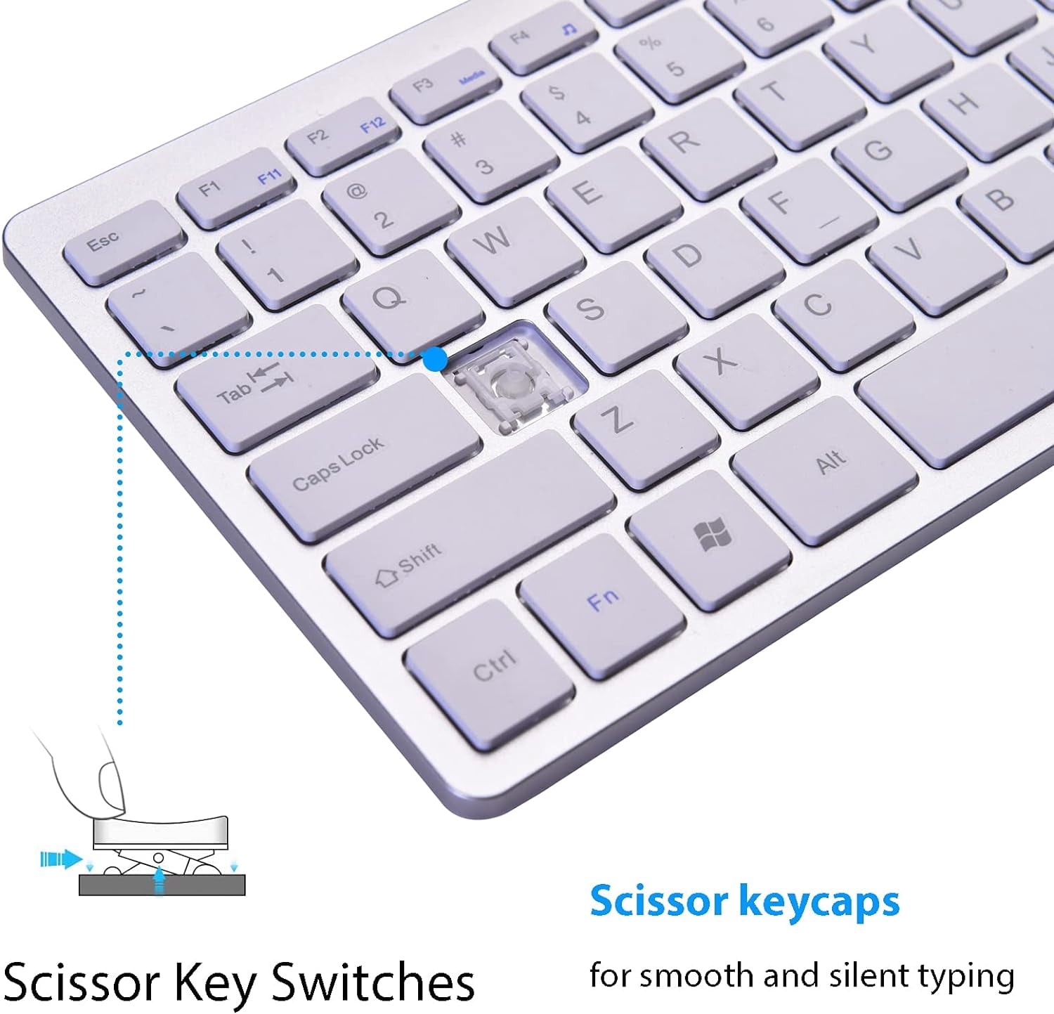 Usb Multimedia WHUIJU-2021 Upgraded PC Computer Laptop Mini USB Wired Keyboard for Mac ...