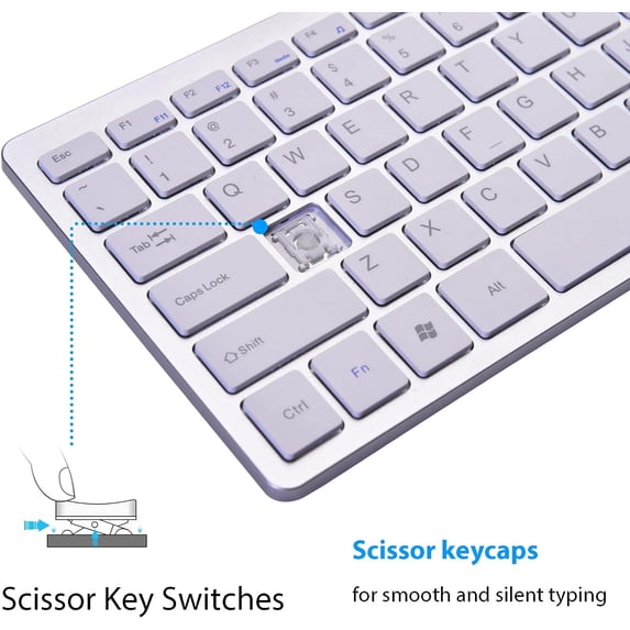WHUIJU-2021 Upgraded PC Computer Laptop Mini USB Wired Keyboard for Mac ...
