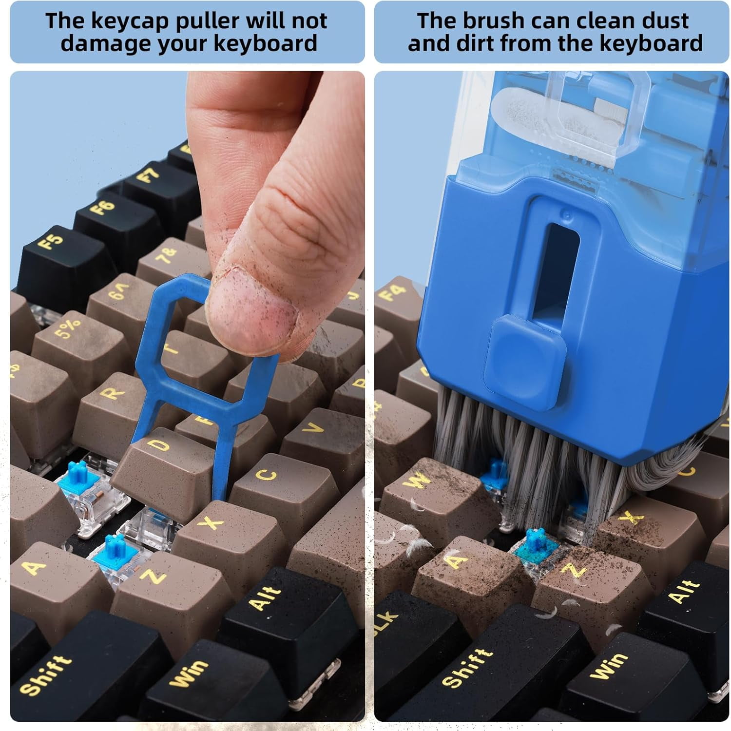 WHUIJU-Keyboard Cleaner & Laptop Cleaning Kit, All-in-1 for Computer PC ...