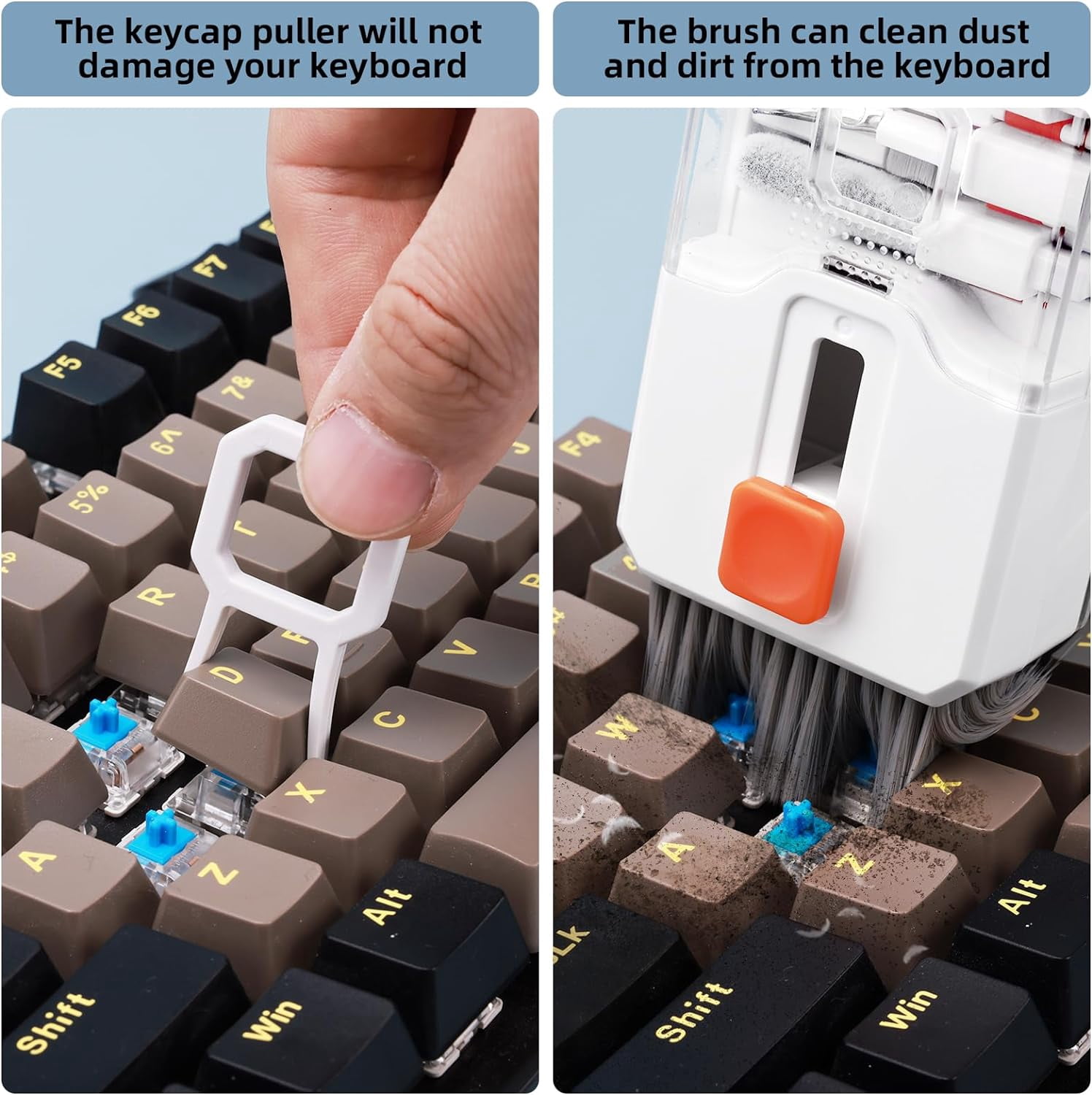 WHUIJU-Keyboard Cleaner & Laptop Cleaning Kit, All-in-1 for Computer PC ...