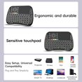 Computer Keboard Images WHUIJU-Mini Wireless Keyboard with Touchpad, Dual 2.4G & Bluetooth for ...