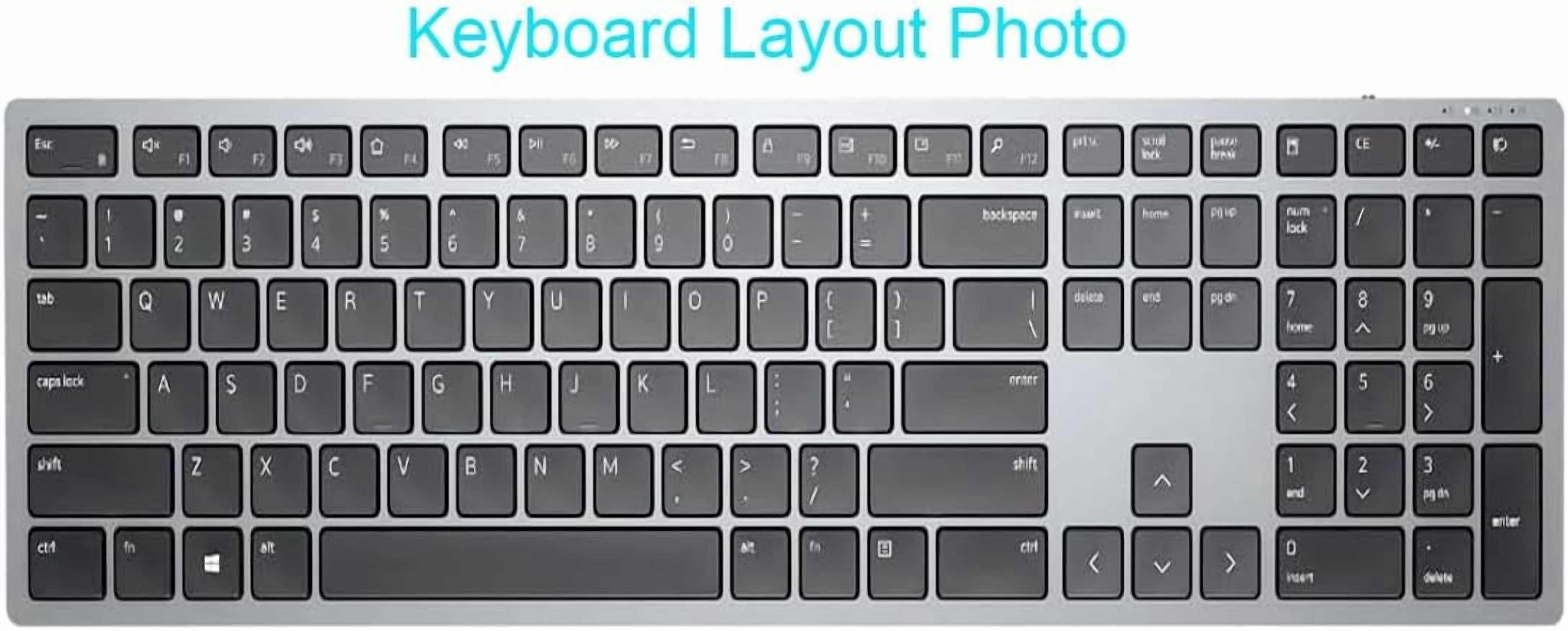 WHUIJU-Silicone Keyboard Skin Cover Compatible for Dell Wireless ...