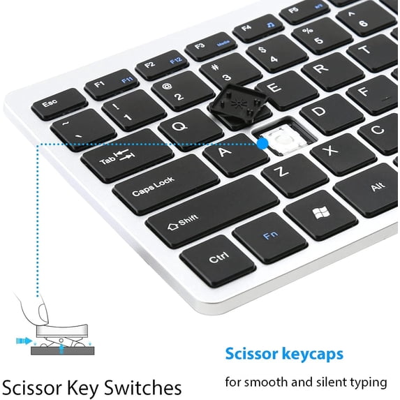 WHUIJU-Upgraded PC Computer Laptop Mini USB Wired Keyboard for Mac and ...