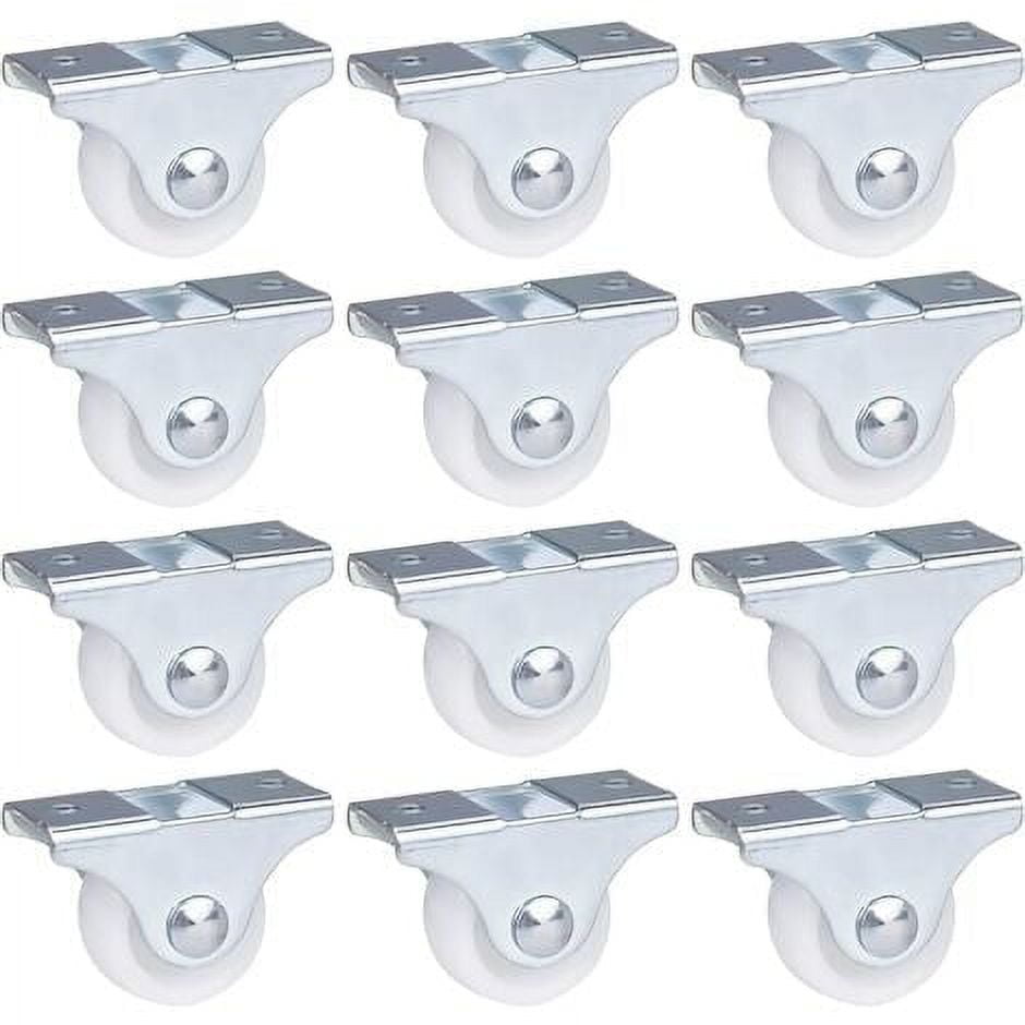 WHWY 12 Pack Small Furniture Casters 25mm Small Furniture Casters Mini