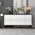 thumbnail image 1 of WIAWG Modern Accent Cabinet Buffet Sideboard with Adjustable Shelves for Living Room Dining Room, 1 of 8
