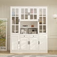 thumbnail image 1 of WIAWG Modern Versatile Storage Cabinet Set, China Cabinet Bookcase Display Storage Organizer for Home Office, 1 of 8