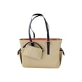 thumbnail image 1 of 14.1” inch Laptop Liberator Bag & Detachable Purse | Tote Handle | Vegan Leather Shoulder Handbag (Tan), 1 of 2