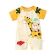 thumbnail image 1 of WIBACKER 0-24M Newborn Baby Girls Boys Cotton Summer Short 3D Jumpsuit Infant Baby Cartoon Short Sleeve Romper, 1 of 6