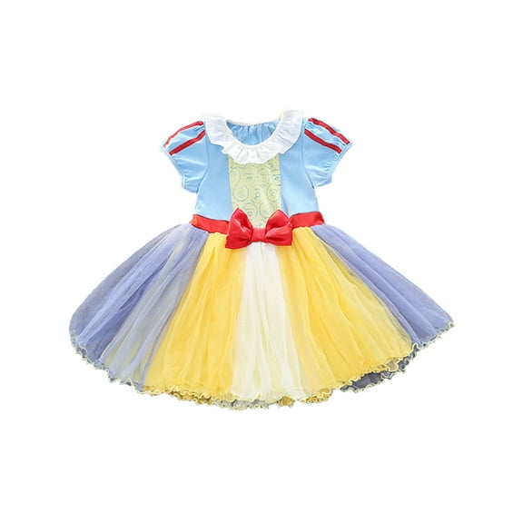 WIBACKER 1-6Y Girls Princess Costumes Dresses Fancy Dress Up Clothes for Halloween Party Cosplay Christmas