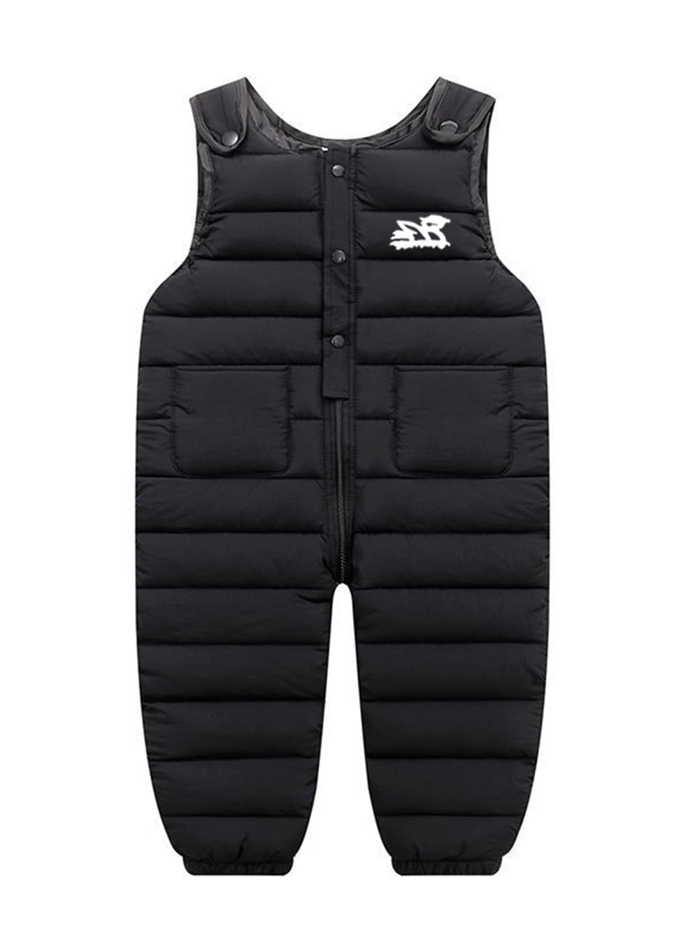 WIBACKER 12M4T Baby Boy Girl Winter Down Puffer Overall Toddler Kid