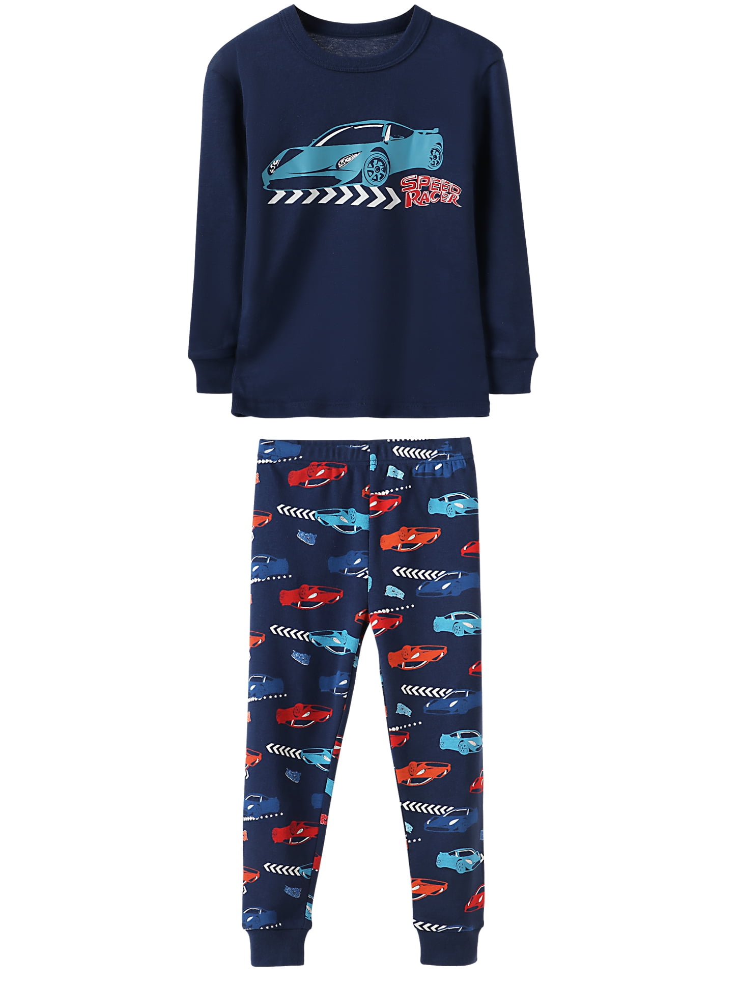 WIBACKER 2-7 Years Toddler and Little Boys' Long Sleeve Top