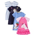 thumbnail image 1 of WIBACKER 2-7T Little Girls Unicorn Cake Dress Birthday Party Princess Cotton Summer Dresses, 1 of 9