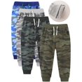 thumbnail image 1 of WIBACKER 2-7T Toddler Boys' Sweatpants 100% Cotton Camouflage Jogger with Pockets Elastic Waist Pants for Kids School Sports, 1 of 9