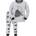 thumbnail image 1 of WIBACKER 2-9 Years Boys and Toddlers' Snug-Fit Cotton Pajamas Long Sleeve Sleepwear Sets, Train 9 Years, 1 of 10