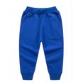 thumbnail image 1 of WIBACKER 2-9T Child Girl Boys' Athletic Sweatpants Kid Cotton Fleece Long Joggers Track Sport Pants, 1 of 7
