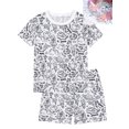 thumbnail image 1 of WIBACKER 2-9T Funny DIY Painted Pajamas for Boys Planet Summer Short Sleeve PJ Set You Can Color With Markers, 1 of 17