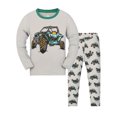 thumbnail image 1 of WIBACKER 2-9Y Little & Toddler Boys Girls Pajamas 2-Piece Cotton Long Sleeve & Pants PJ Set Vehicle Kid Sleepwear, 1 of 11