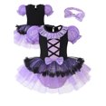 thumbnail image 1 of WIBACKER 3-18M Infant Baby Girls Princess Romper Onesie Dress Bodysuit with Headband Toddler Christmas Halloween Birthday Dresses, 1 of 6