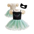 thumbnail image 1 of WIBACKER 3-18M Infant Baby Girls Princess Romper Onesie Dress Bodysuit with Headband Toddler Christmas Halloween Birthday Dresses, 1 of 13