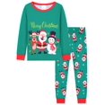 thumbnail image 1 of WIBACKER 3-8T Toddler Boys 2-Piece Pajama Set, Christmas Long Sleeve Top & Pants, Fall Winter Sleepwear for Kids, 1 of 9