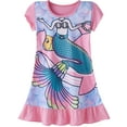 thumbnail image 1 of WIBACKER 3-8Y Little Girls Nightgowns Short Sleeve Nightdress Kids Mermaid Nightie Dress Sleepwear Pajamas, 1 of 11