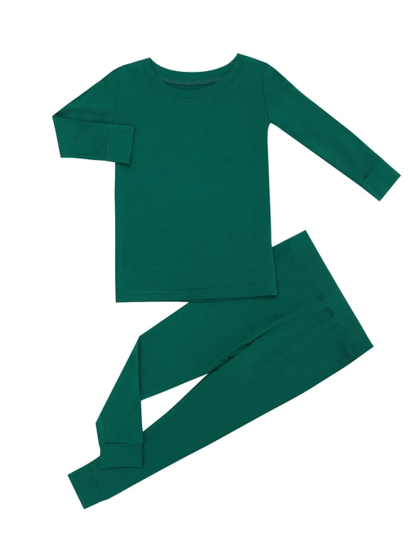 Two-Piece Pajamas Set for Boys & Girls, Soft Viscose from Bamboo Toddler Sleepwear for Kids 12 Months-8T Pjs