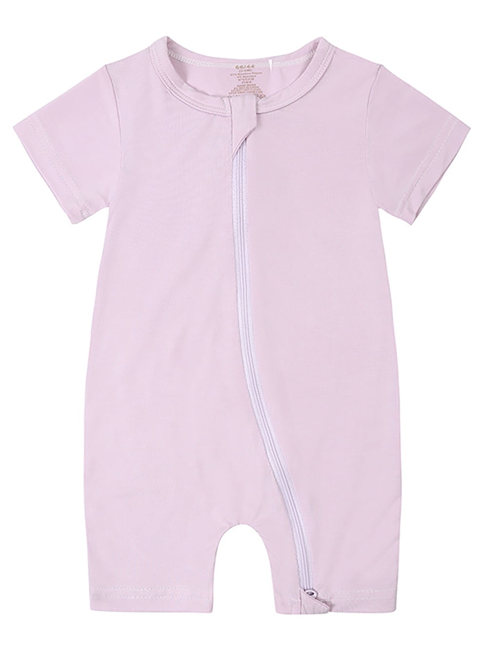 Grand Slam Baseball Bamboo Zipper Romper for Baby