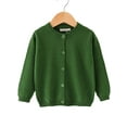 thumbnail image 1 of WIBACKER Baby Girls Boys Cardigan Long Sleeve Uniforms Knit Sweater Outerwear for Toddler Kids 1-6T, 1 of 6