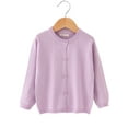 thumbnail image 1 of WIBACKER Baby Girls Boys Cardigan Long Sleeve Uniforms Knit Sweater Outerwear for Toddler Kids 1-6T, 1 of 6