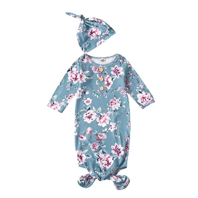 WIBACKER Baby Girls Nightgowns Milk Silk Sleeper Bag Newborn