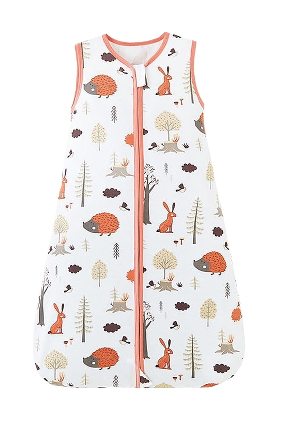 Baby Sleep Sack TOG 0.5 Wearable Blanket for Babies 100% Cotton 2-Way Zipper 0-6 Months Newborn