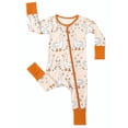 thumbnail image 1 of WIBACKER Bamboo Viscose Baby Convertible Footie Pajamas, Sleep and Play Footed Zipper Sleeper for Baby Boys - Duck, 1 of 7