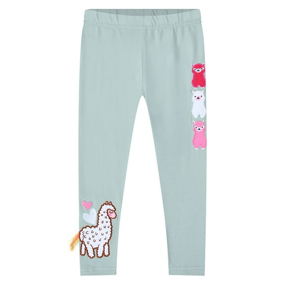 WIBACKER Cartoon Leggings for Toddler Little Girls 1-8T Kids Sheep Print Full Length Tight Pants