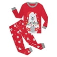 thumbnail image 1 of WIBACKER Christmas Pajamas Sets for Boys Girls Kids Pj 2 Piece Set Festival Party Sleepwear - Snowman, 1 of 10