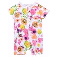 thumbnail image 1 of WIBACKER Cotton 3M-3T Newborn Baby Girl 2 Way Zipper Romper Summer Short Sleeve Floral Jumpsuit for Infant Toddler, 1 of 6