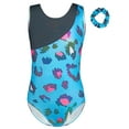 thumbnail image 1 of WIBACKER Gymnastics & Dance Ballet Leotard for Girls Sparkly Activewear One Piece Tumbling Outfit - Blue Spots, 1 of 8